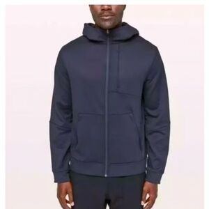Lululemon City Sweat Full Zip Hoodie True Navy Men’s M fleece-lined